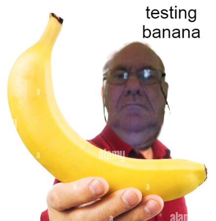 testing banana